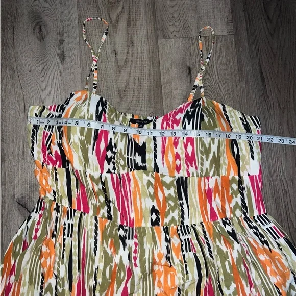 NWT New Look Pink and Yellow Sundress with Spaghetti Straps - Picture 6 of 8